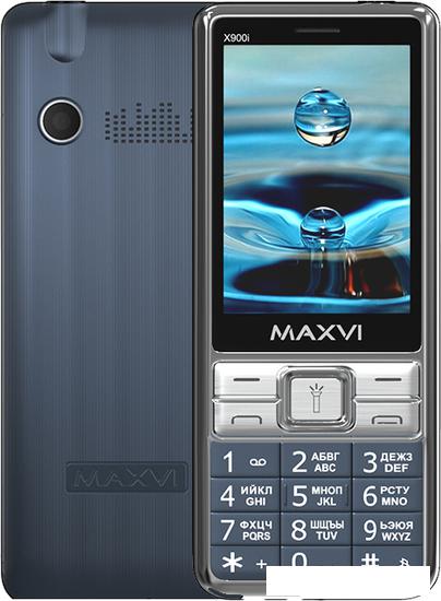Кнопочный телефон Maxvi X900i (маренго)- фото