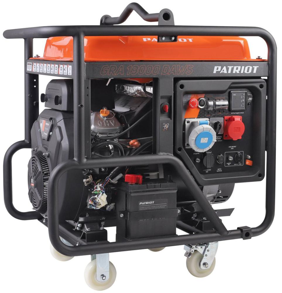 Бензиновый генератор Patriot GRA 19000 DAWS- фото