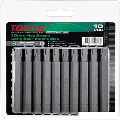 Набор бит Toptul FSEB1245G (10 предметов)