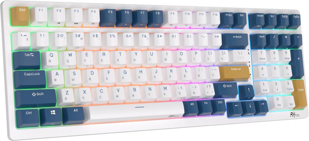 Клавиатура Royal Kludge RK98 RGB Klein Blue (RK Blue)- фото4