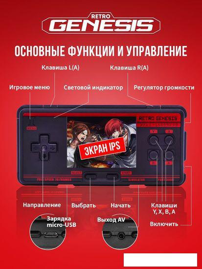 Игровая приставка Retro Genesis Port 3000- фото2