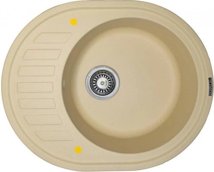 Кухонная мойка Ecoshtein Kreis OV 620 (шампань)- фото