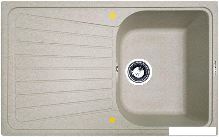 Кухонная мойка Zigmund & Shtain Klassisch 790 (речной песок)- фото
