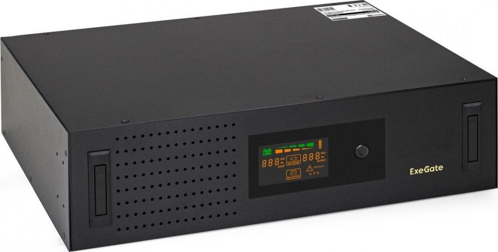 Источник бесперебойного питания ExeGate ServerRM UNL-3000.LCD.AVR.2SH.3C13.USB.3U- фото2