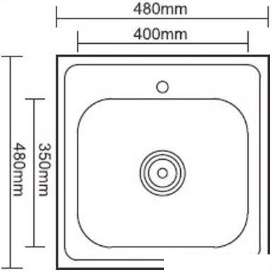 Кухонная мойка Ledeme L94848- фото2