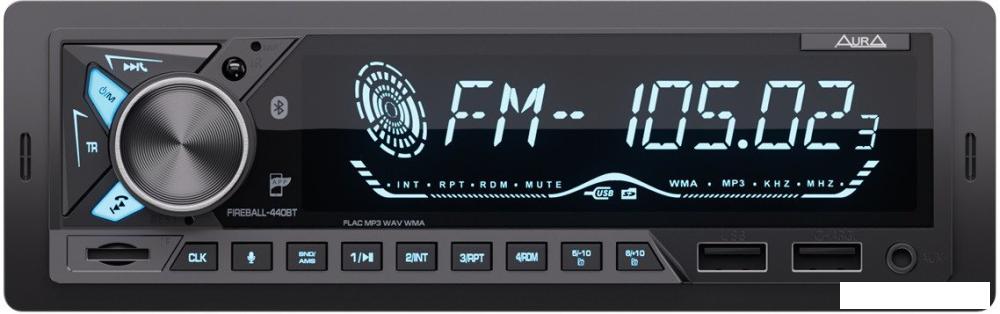 USB-магнитола Aura Fireball-440BT- фото