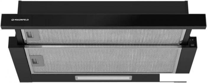 Кухонная вытяжка MAUNFELD Clyde 60 (черное стекло)- фото3