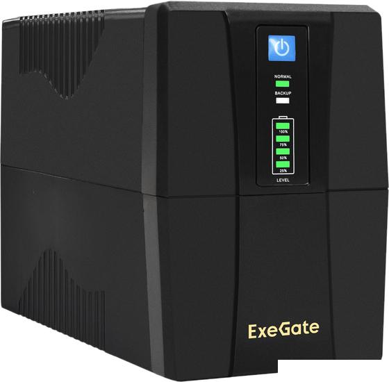 Источник бесперебойного питания ExeGate SpecialPro UNB-800.LED.AVR.4C13.RJ.USB EX292774RUS- фото