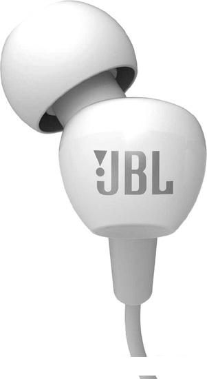 Наушники с микрофоном JBL C100SIU [JBLC100SIUWHT]- фото2