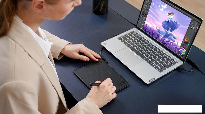 Графический планшет Huion Inspiroy RTE-100 (белый)- фото3