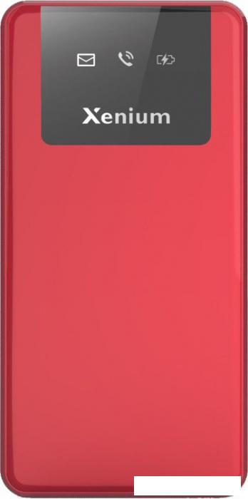 Кнопочный телефон Philips Xenium X600 (красный)- фото2