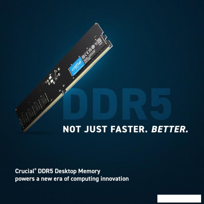 Оперативная память Crucial 16ГБ DDR5 4800 МГц CB16GU4800- фото2