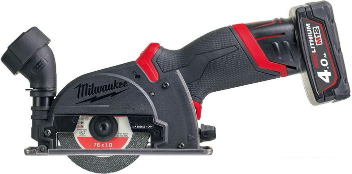 Монтажная (отрезная) пила Milwaukee M12 FCOT-422X Fuel 4933464619 (с 2-мя АКБ, кейс)- фото
