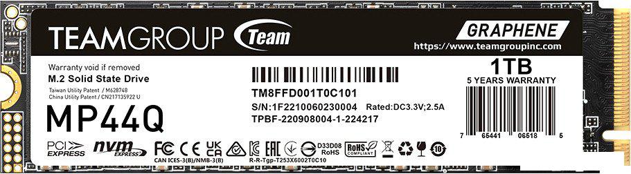 SSD Team MP44Q 1TB TM8FFD001T0C101- фото