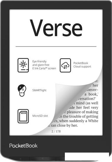 Электронная книга PocketBook 629 Mist Grey- фото