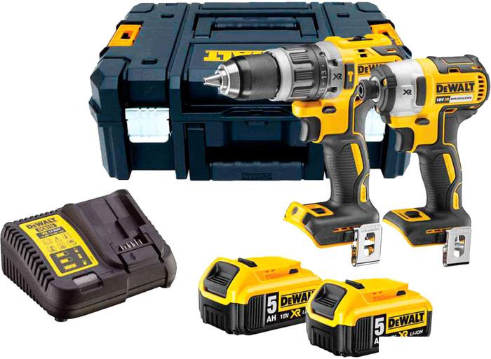 DeWalt DCK266P2T (шуруповерт, гайковерт, кейс)- фото