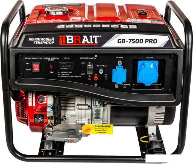 Бензиновый генератор Brait GB-7500 Pro- фото2
