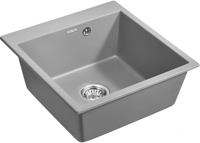 Кухонная мойка Paulmark Praktisch PM105152-GRM- фото2