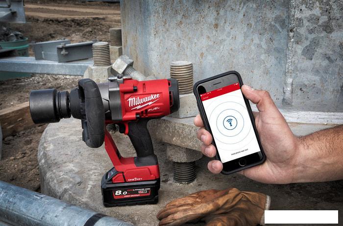 Гайковерт Milwaukee M18 ONEFHIWF1-802X ONE-KEY 4933459733 (с 2-мя АКБ, кейс)- фото4