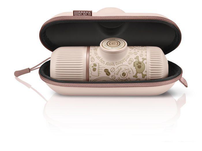 Ручная кофеварка WACACO Nanopresso Dark Soul Pink + Case- фото3