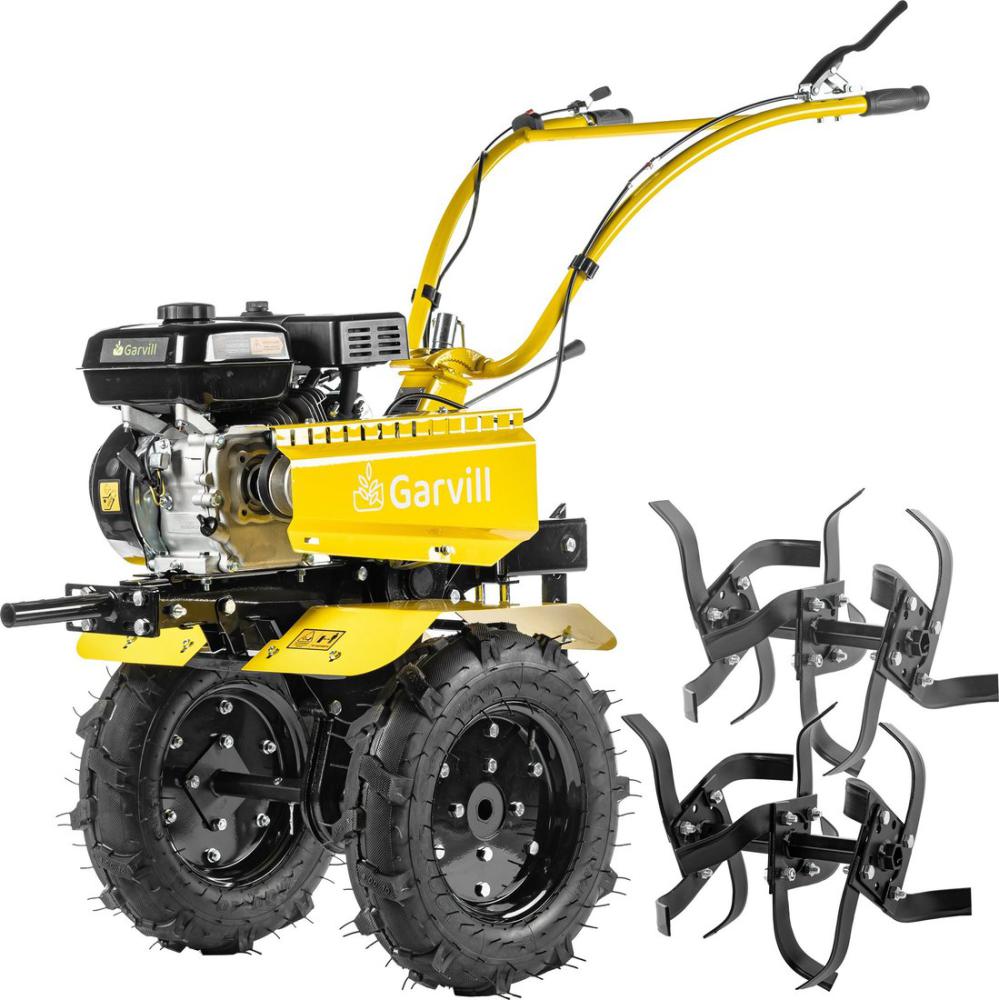 Мотоблок бензиновый Garvill MCP-217K-10 (колеса 4.00-10)- фото