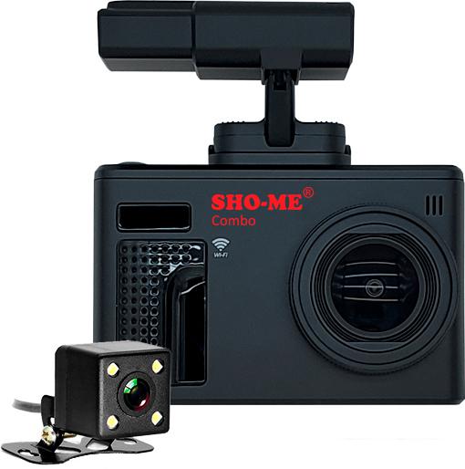 Видеорегистратор-радар детектор-GPS информатор (3в1) Sho-Me Combo Note WiFi DUO- фото