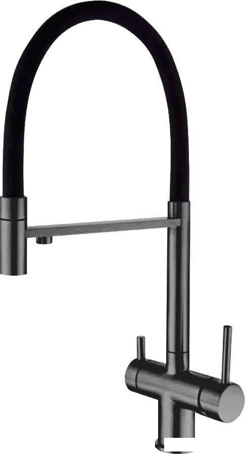 Смеситель Gross Aqua Neosteel 3188611SSGMB- фото