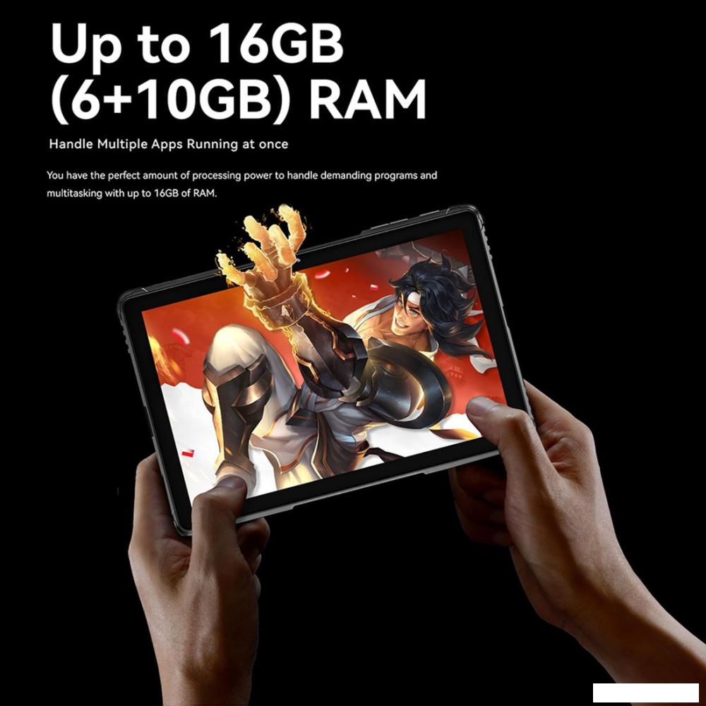 Планшет Doogee R08 LTE 6GB/256GB (черный)- фото4