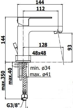 Смеситель Paffoni Elle EL071CR- фото2