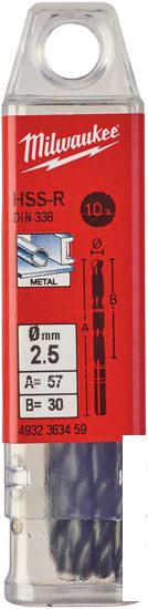 Набор сверл Milwaukee 4932363459 (10 предметов)