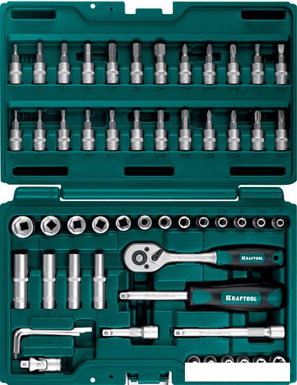 Универсальный набор инструментов KRAFTOOL 27885-H57 (57 предметов)- фото