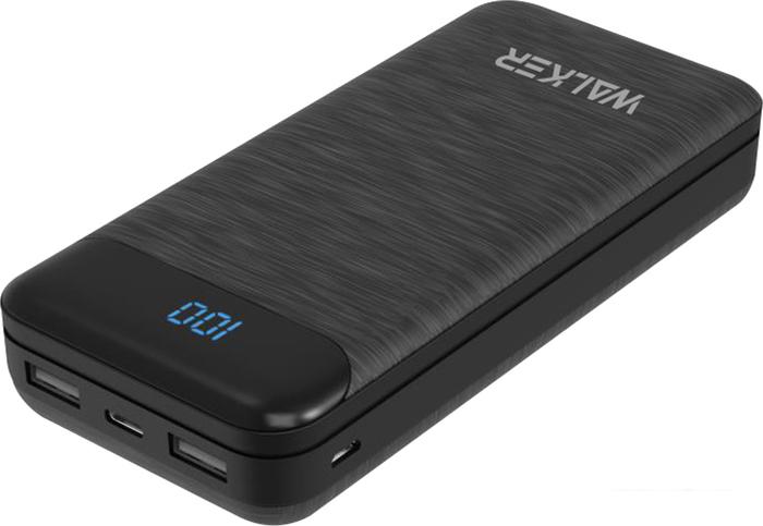 Внешний аккумулятор Walker WB-525 20000 mAh (черный)- фото2