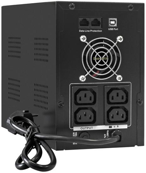 Источник бесперебойного питания ExeGate SpecialPro Smart LLB-2000.LCD.AVR.4C13.RJ.USB EX292631RUS- фото2