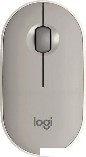 Мышь Logitech M350 Pebble (песочный)- фото