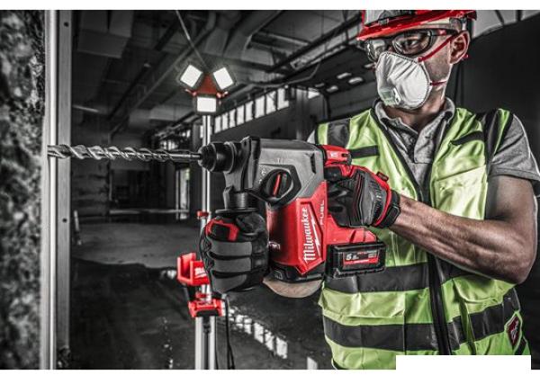 Перфоратор Milwaukee M18 FUEL FH-0X 4933478500 (без АКБ, кейс)- фото4