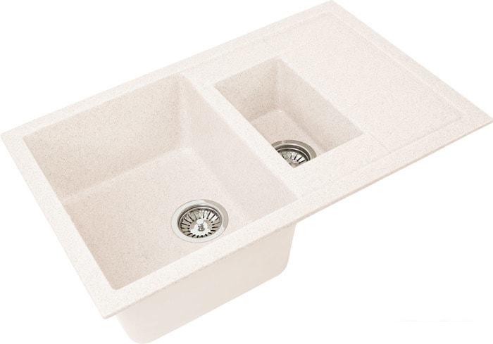 Кухонная мойка Gran-Stone GS-21K (331 белый)- фото