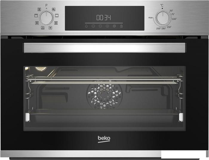 Электрический духовой шкаф BEKO BBCM12300X- фото