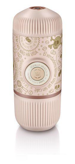 Ручная кофеварка WACACO Nanopresso Dark Soul Pink + Case- фото2