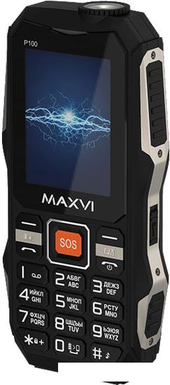 Мобильный телефон Maxvi P100 (черный)- фото4