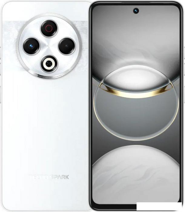 Смартфон Tecno Spark 30 8GB/256GB (белый)- фото