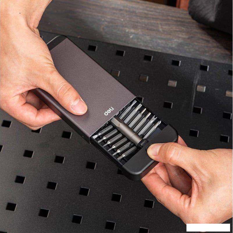 Набор отвертка с битами Deli DL3525 (25 предметов)- фото4