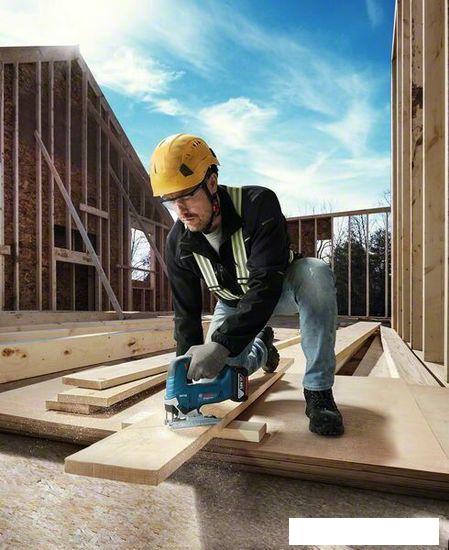 Электролобзик Bosch GST 185-LI Professional 06015B3023 (с 1-м АКБ, кейс)- фото4