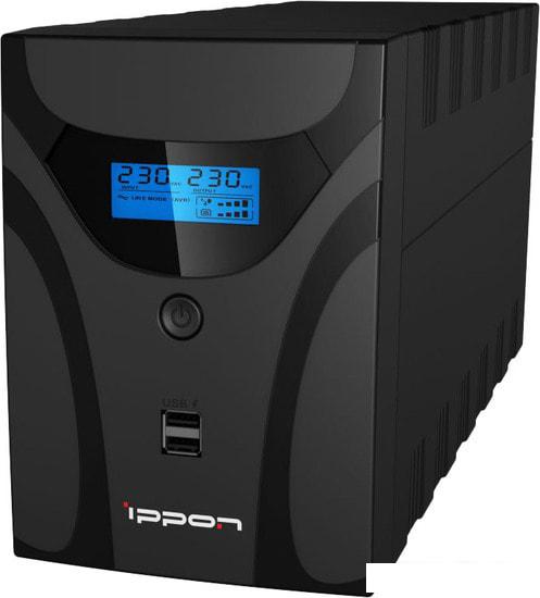 Источник бесперебойного питания IPPON Smart Power Pro II 1200 Euro- фото2