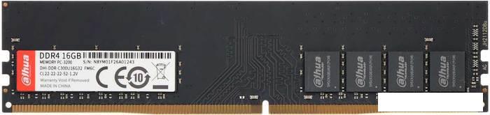 Оперативная память Dahua 16ГБ DDR4 3200 МГц DHI-DDR-C300U16G32- фото
