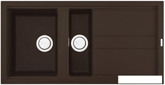 Кухонная мойка Elleci Best 475 Espresso M78- фото