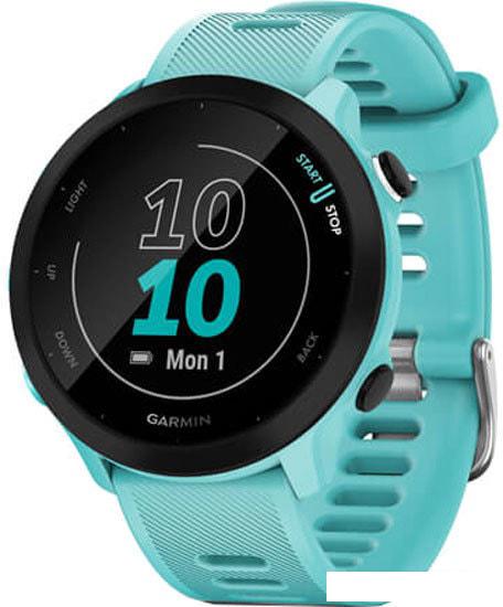 Умные часы Garmin Forerunner 55 (бирюзовый)- фото