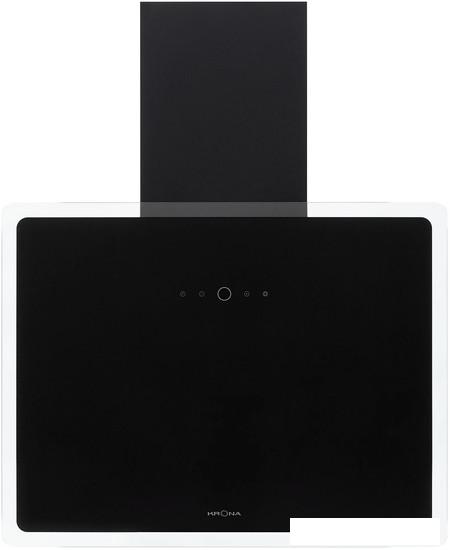 Кухонная вытяжка Krona Aura 600 Frame S (черный/прозрачный кант)