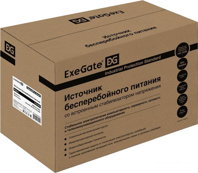 Источник бесперебойного питания ExeGate SpecialPro Smart LLB-2000.LCD.AVR.1SH.2C13.RJ.USB EX292630RUS- фото4