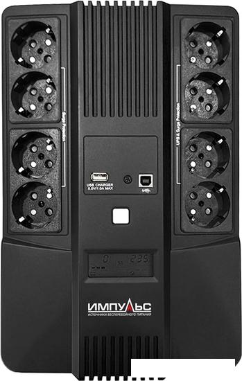 Источник бесперебойного питания Импульс Мастер 800 MT80107- фото