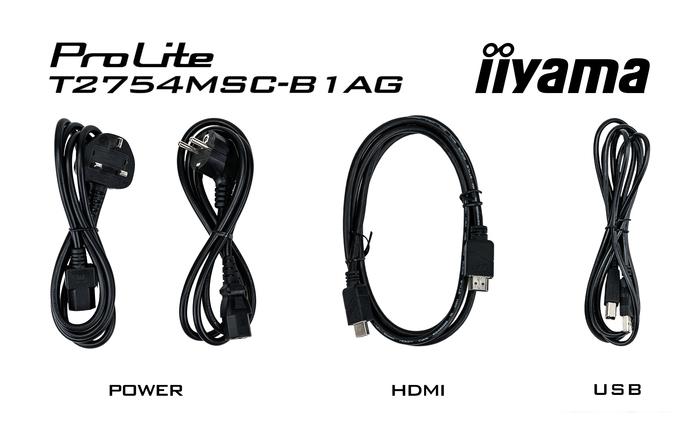 Монитор Iiyama ProLite T2754MSC-B1AG- фото4